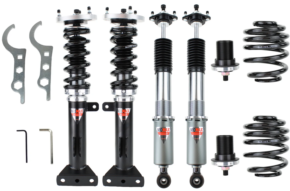 85-91 BMW 3 Series E30 5 Lug Swap Silvers Coilovers - NEOMAX