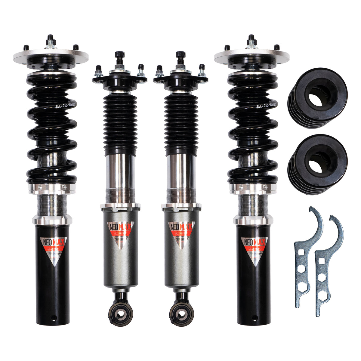 85-91 BMW 3 Series E30 51mm Silvers Coilovers - NEOMAX