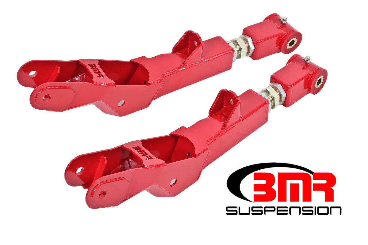 TCA029R-Chevrolet-Camaro--Lower-Control-Arms-Rear-On-Car-Adj.-(Polyurethane)-Red