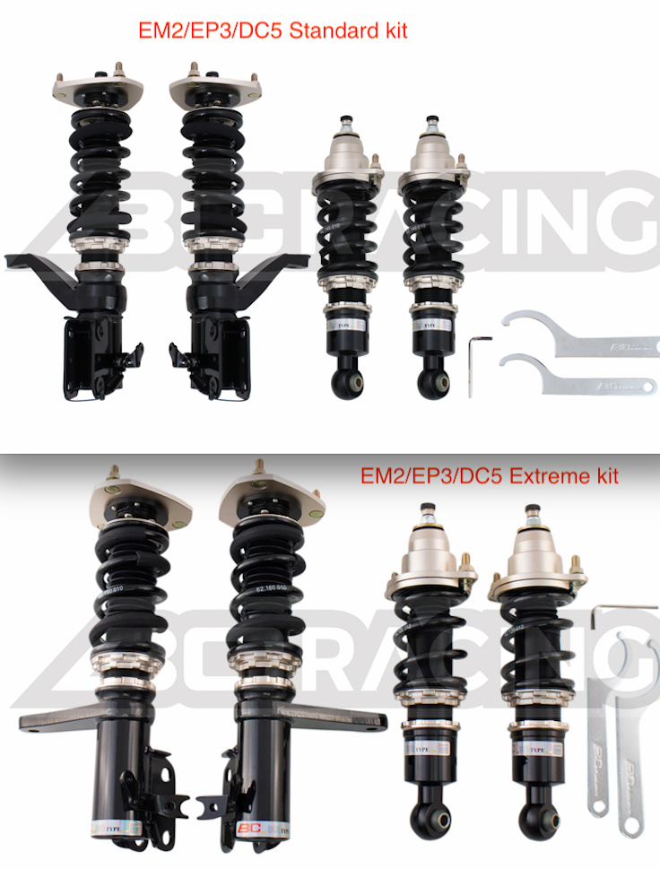 01-05 Honda Civic EM2 / ES1 BC Racing Coilovers - BR Type