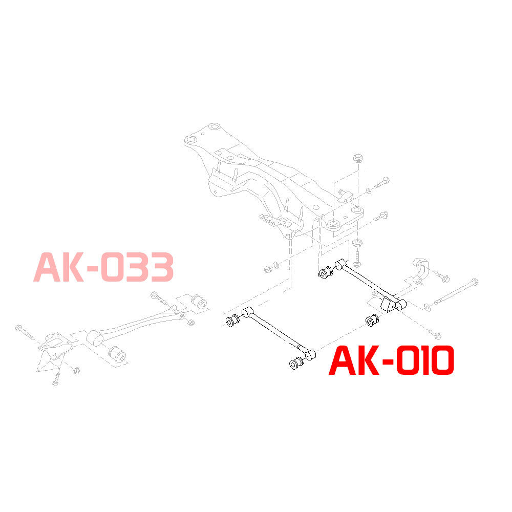 98-02 Subaru Forester Godspeed Adjustable Rear Lateral Links