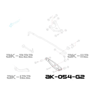 AK-054-G2-A-Subaru-WRX/STI-Adjustable-Rear-Lower-Control-Arms-Spherical-Bearing