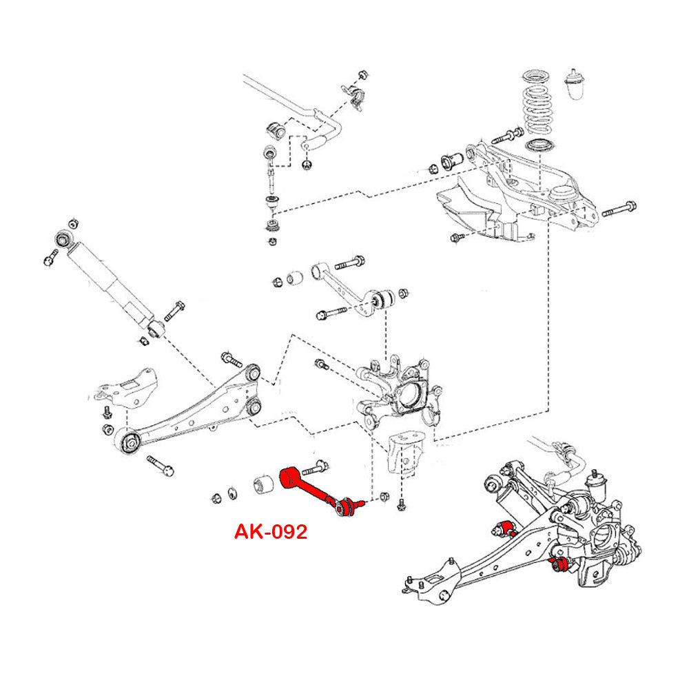11-17 Lexus CT200h Godspeed Adjustable Toe Arms