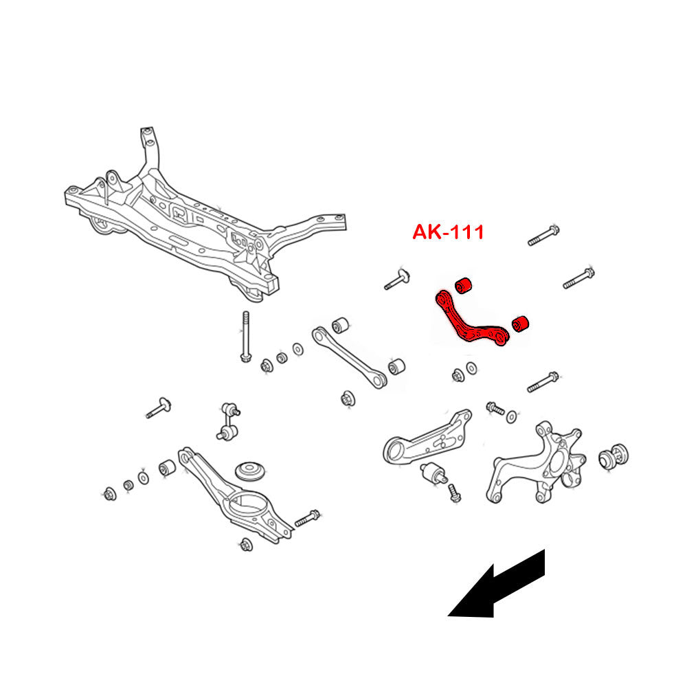 19-UP Hyundai Veloster Godspeed Adjustable Rear Lower Control Arms