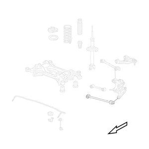 09-14 Acura TSX Rear Traction Arms - Godspeed