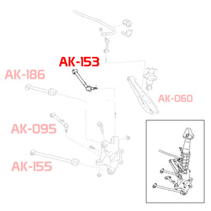 AK-153-A-Lexus-IS250-/-IS350-Adjustable-Rear-#2-Upper-Arms-With-Spherical-Bearings