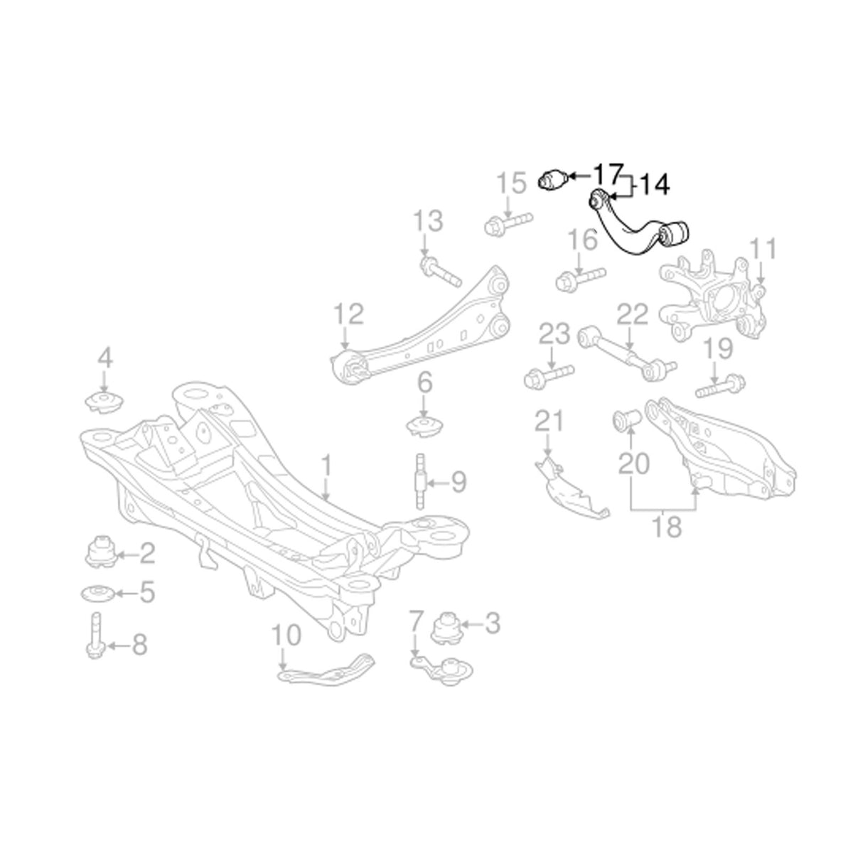 14-UP Toyota Corolla IM Godspeed Adjustable Rear Control Arms