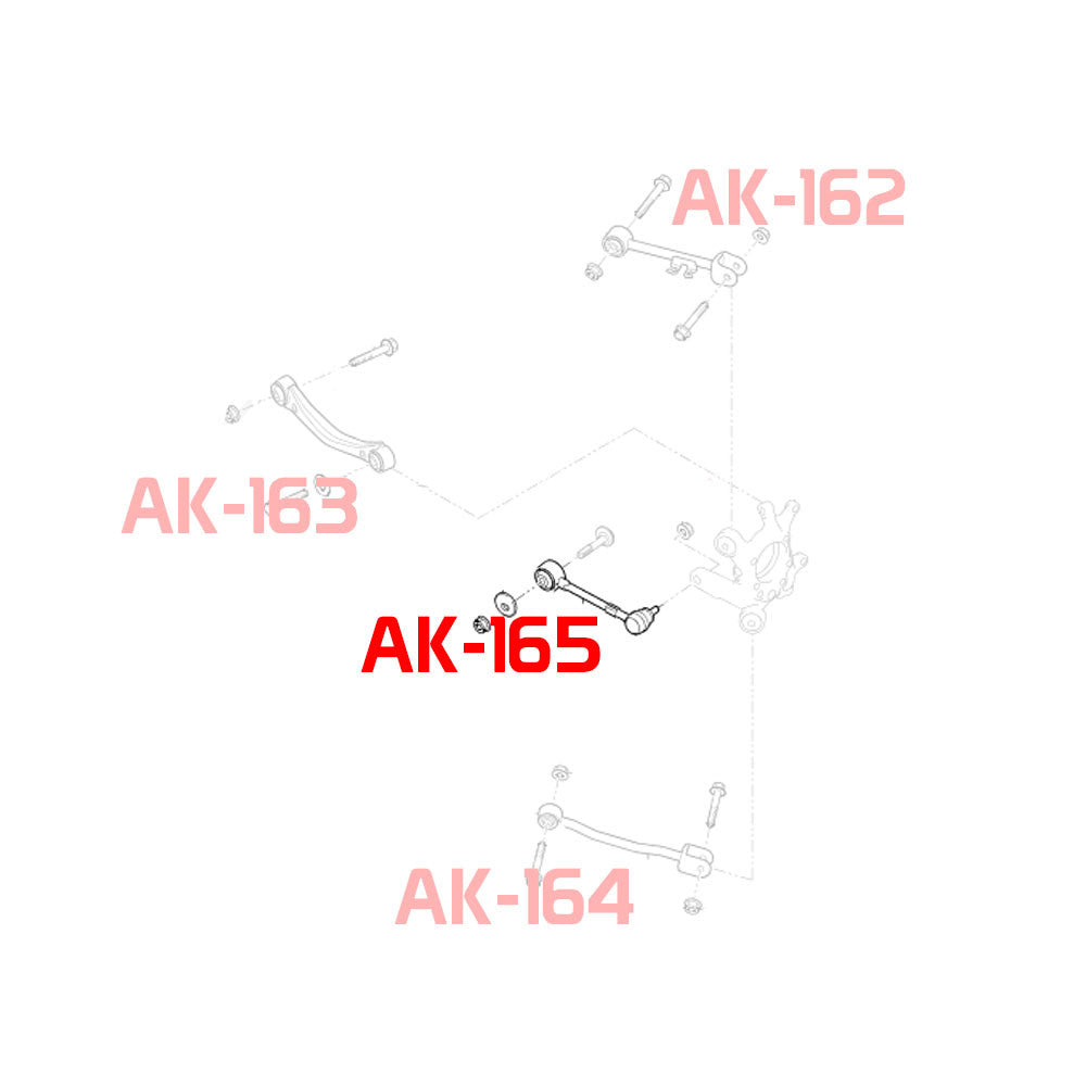 09-16 Hyundai Genesis Coupe Godspeed Rear Adjustable Toe Arms