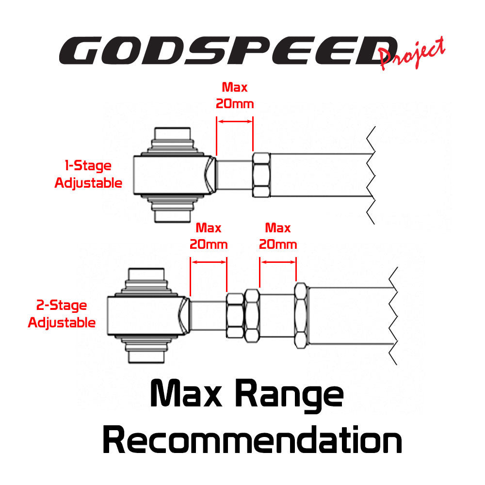 16-22 Audi A4 / S4 Godspeed Rear Lateral Arms