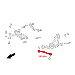 09-15 Audi A4 Godspeed Adjustable Toe Arms