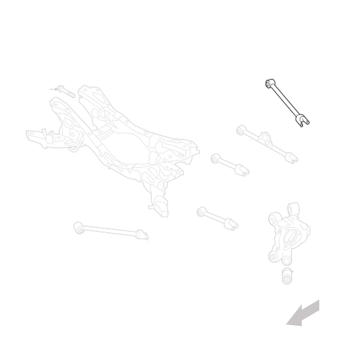 AK-197-Mazda-Miata-Adjustable-Rear-Upper-Arms-(Rear-Side)-With-Spherical-Bearings
