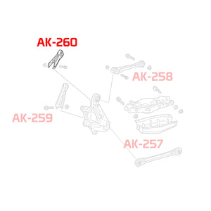 14-19 Cadillac CTS Godspeed Adjustable Rear Forward Upper Arms
