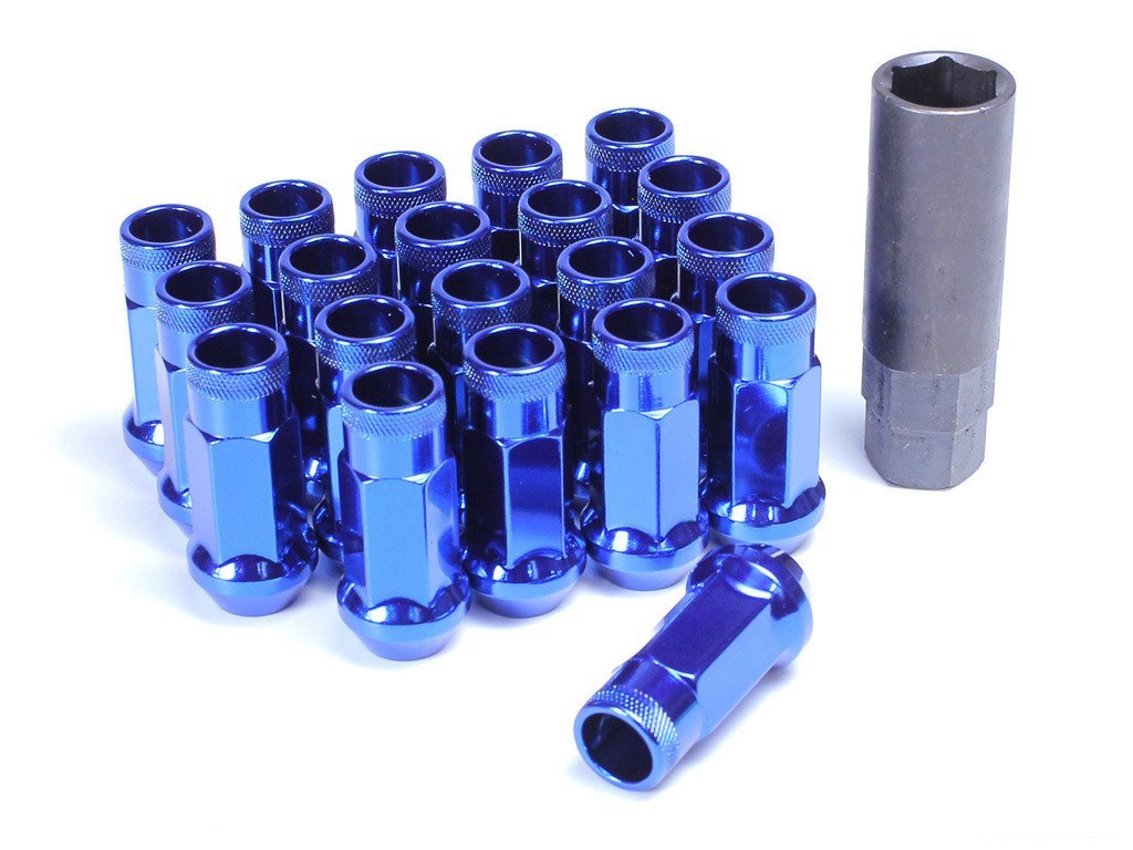 Muteki SR48 Extended Racing Lug Nuts 20pcs - Blue