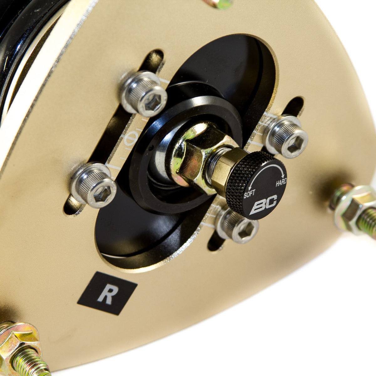 BC Racing Subaru Sti Camber plate detail