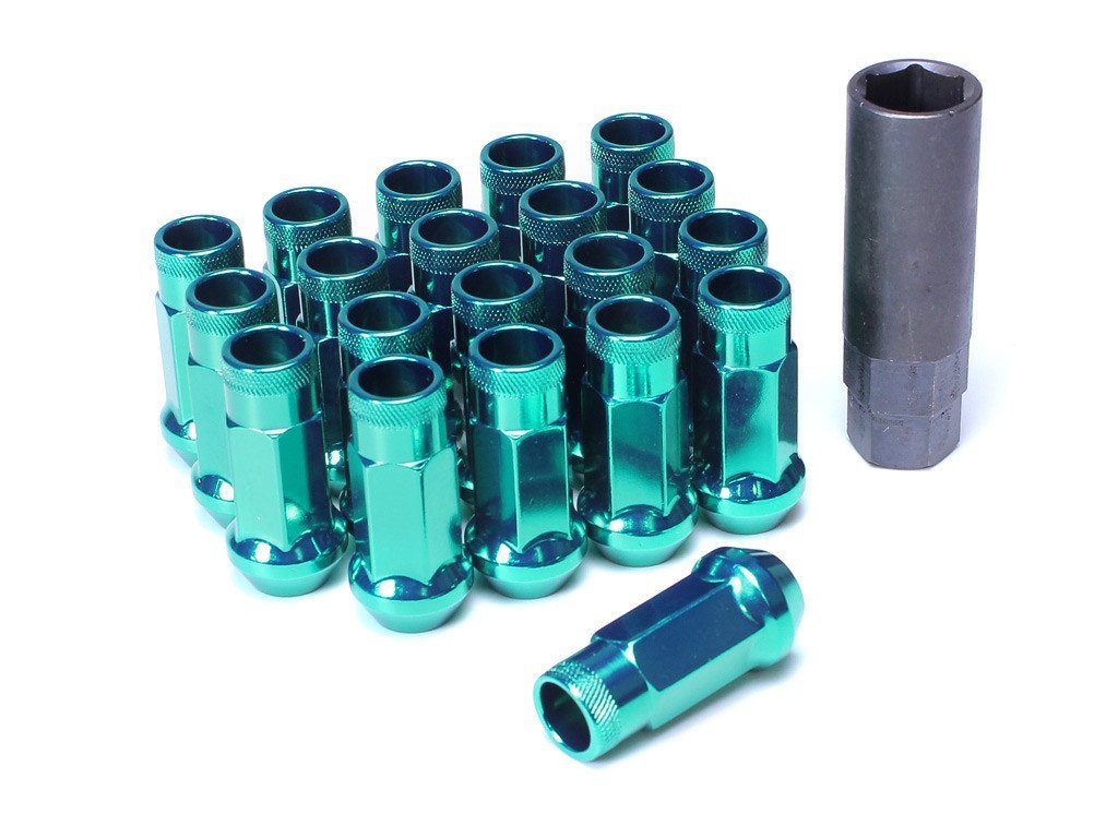 Muteki SR48 Extended Racing Lug Nuts 20pcs - Green