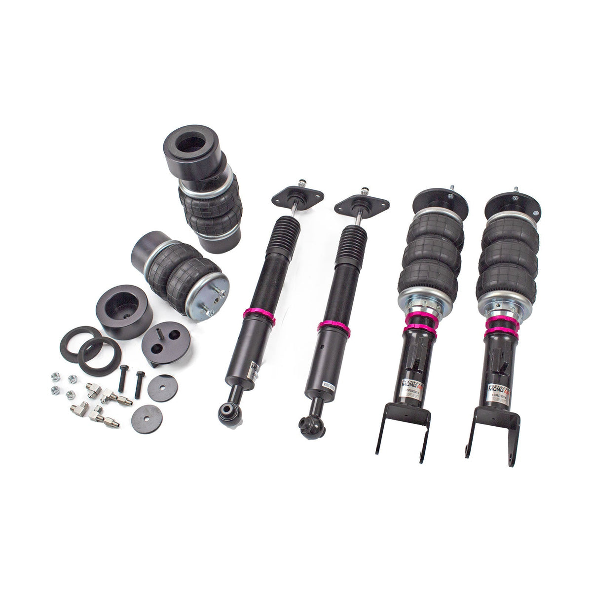 05-10 Dodge Charger RWD Godspeed Mono-Air Air Struts