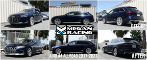 17-21 Audi A4 / A5 53mm Front Struts Megan Racing Coilovers - Euro Series