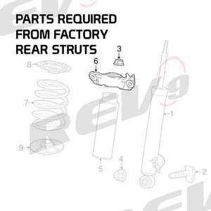13-15 Chevy Malibu Hyperstreet II Coilovers