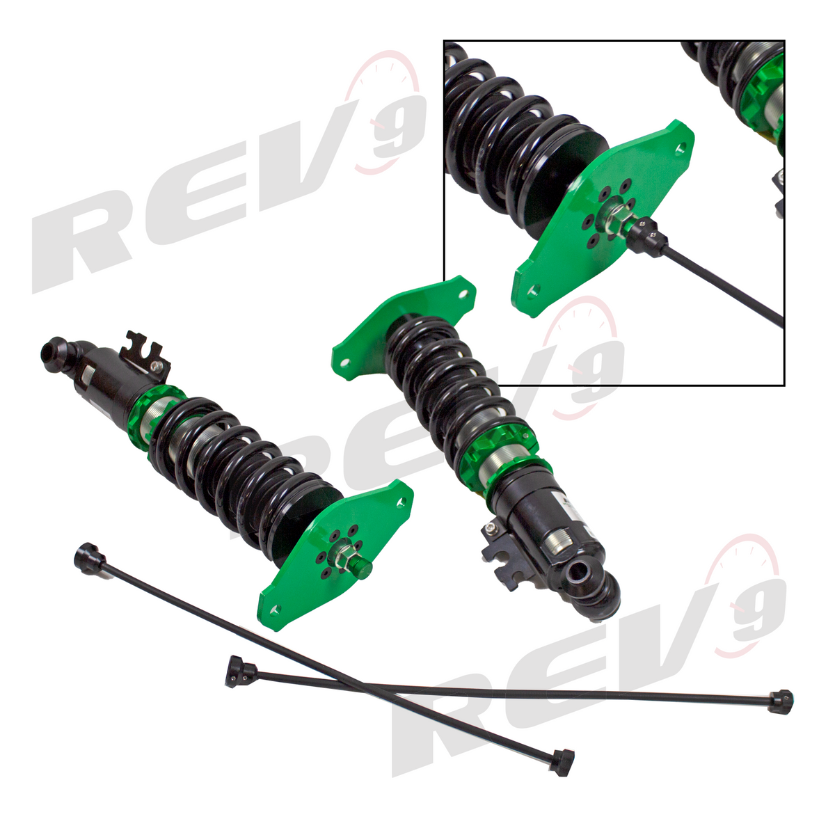 07-13 Mini Cooper R56, R57, R58 Rev9 Hyper Street II Coilovers