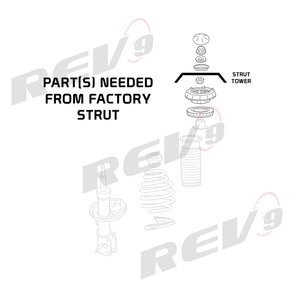10-15 Chevy Cruze Rev9 Hyper Street II Coilovers