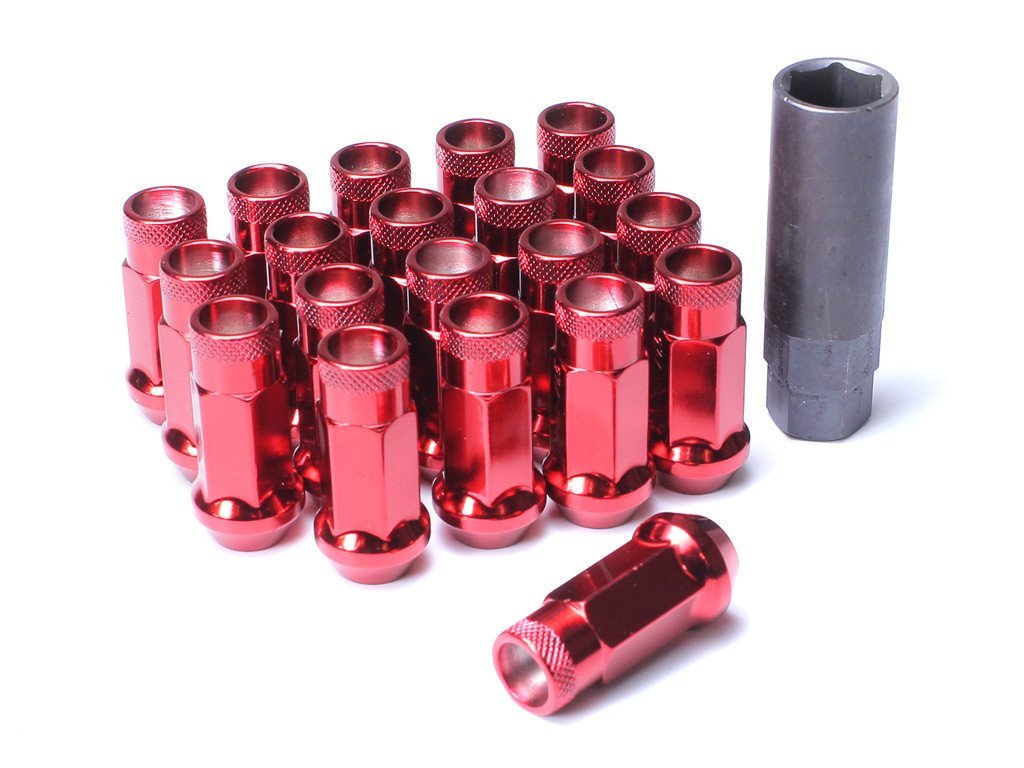 Muteki SR48 Extended Racing Lug Nuts 20pcs - Red