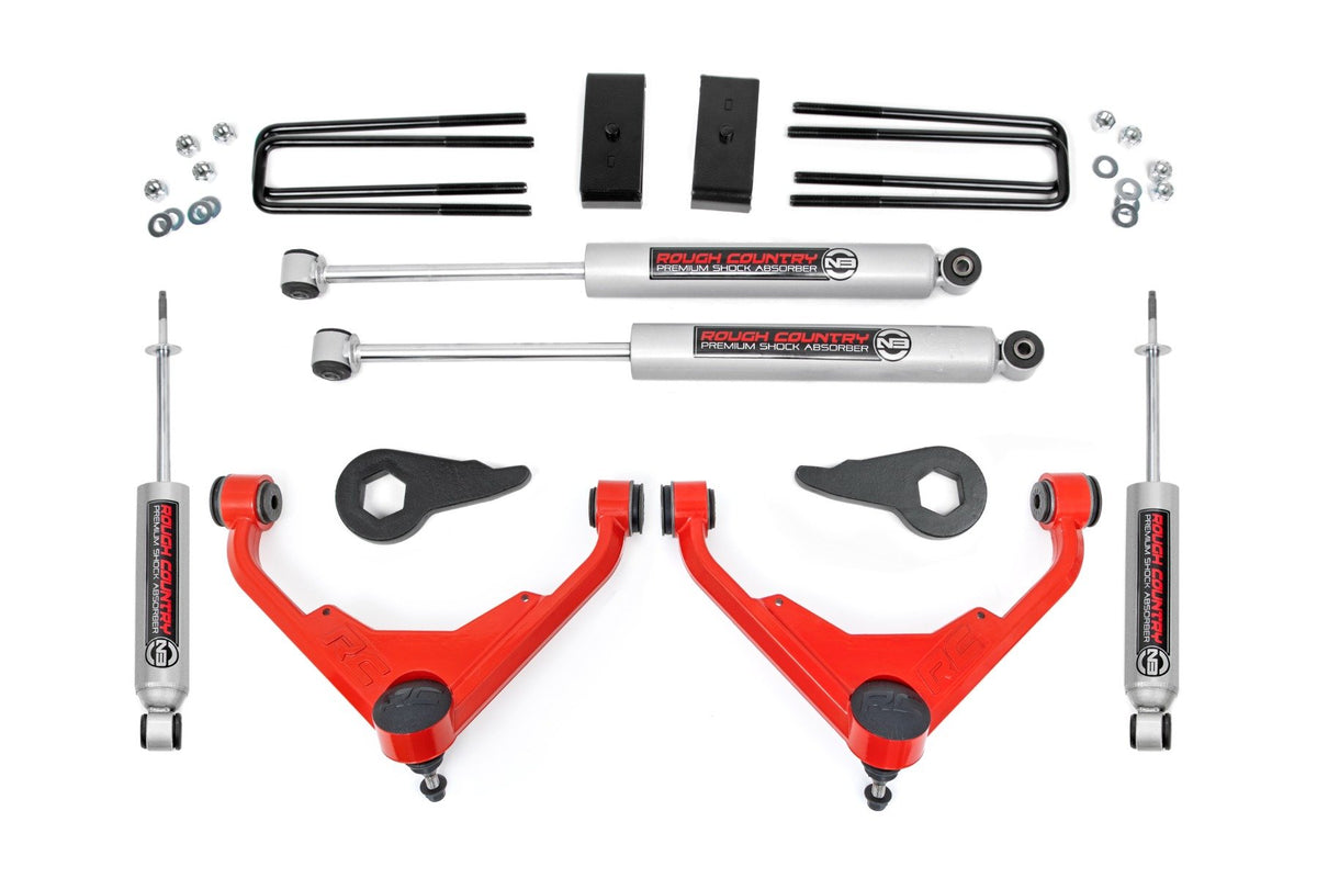 01-10 Chevy/GMC 2500HD/3500HD/Suburban 2500/Yukon XL 2500 3 Inch Lift Kit - Rough Country