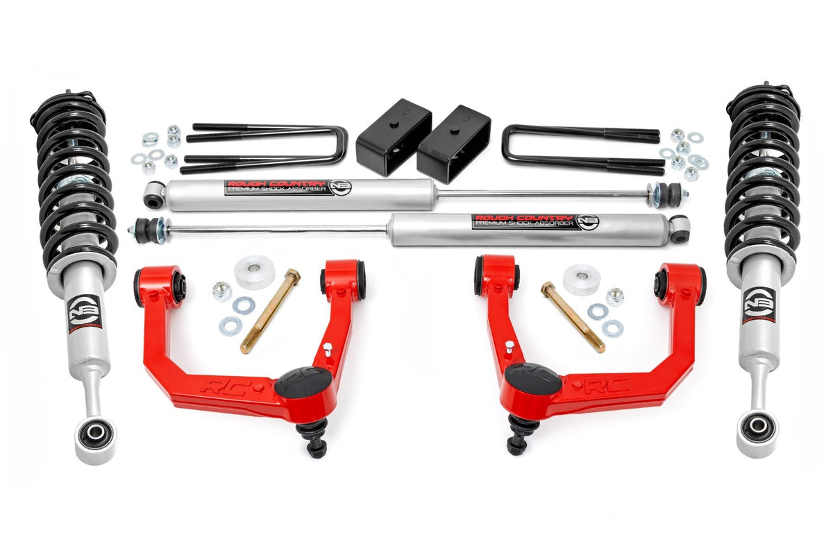 05-23 Toyota Tacoma 2WD/4WD 3.5 Inch Lift Kit w/ Rear Blocks - Rough Country