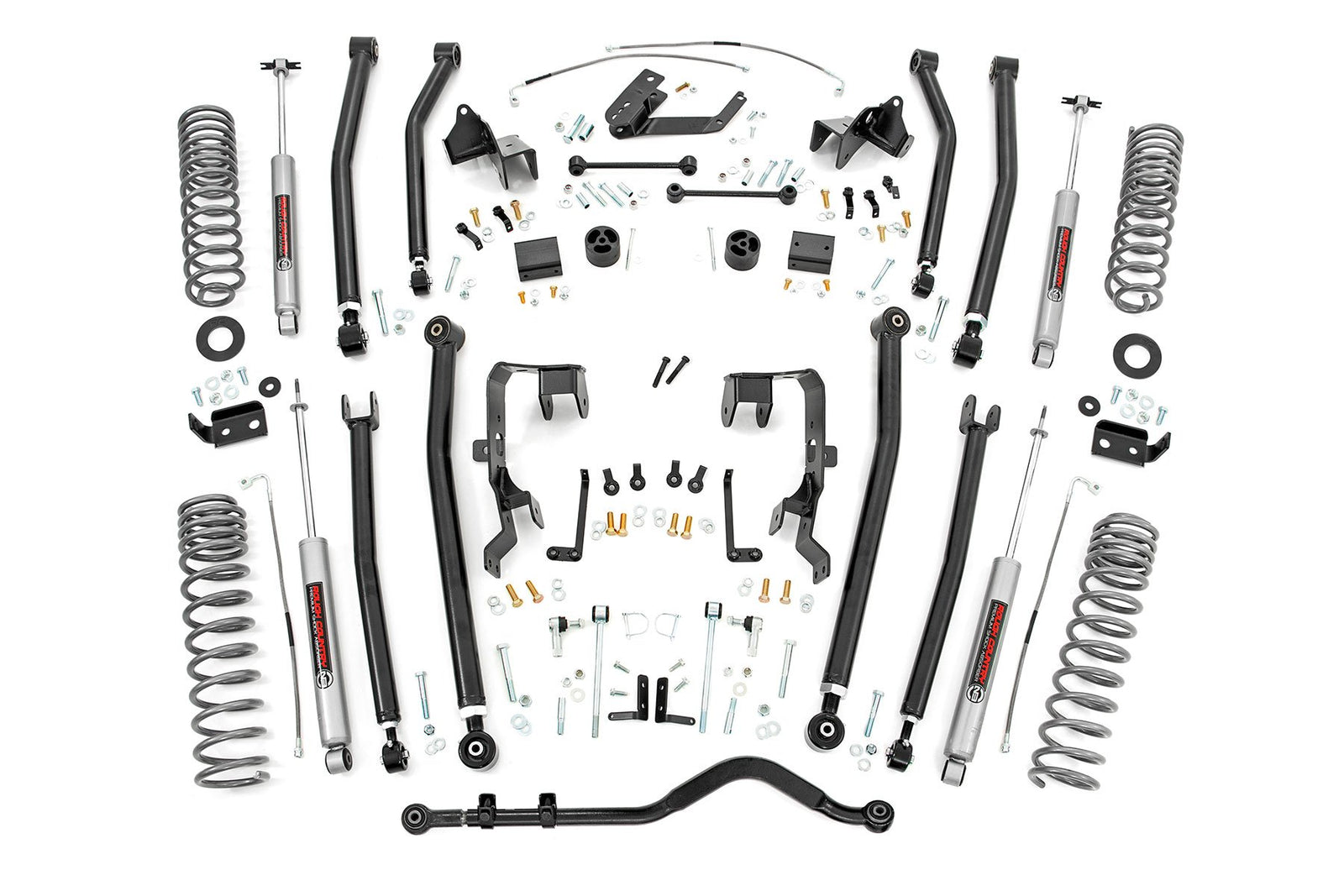 07-11 Jeep Wrangler Unlimited 2WD/4WD 4 Inch Lift Kit | Long Arm - Rough Country