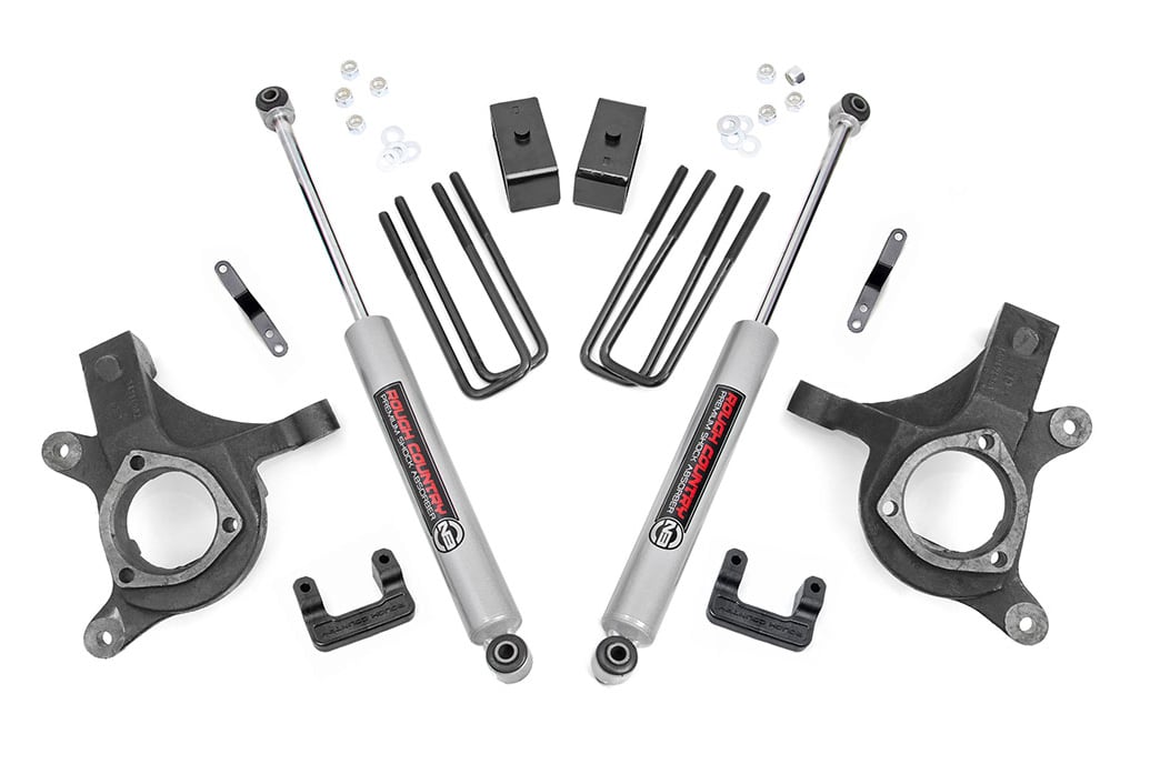07-13 Chevy Silverado & GMC Sierra 1500 2WD 5 Inch Lift Kit - Rough Country