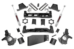 07-13 Chevy Silverado & GMC Sierra 1500 4WD 6 Inch Lift Kit - Rough Country