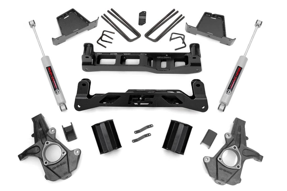 07-13 Chevy Silverado & GMC Sierra 1500 2WD 7.5 Inch Lift Kit - Rough Country