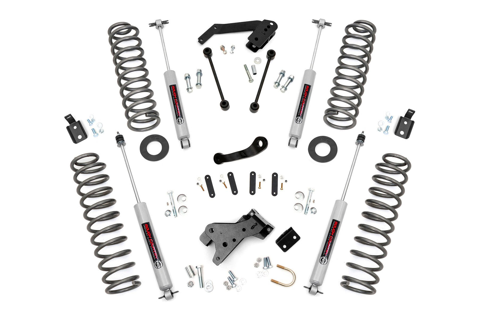 07-18 Jeep Wrangler JK 4WD 4 Inch Lift Kit - Rough Country