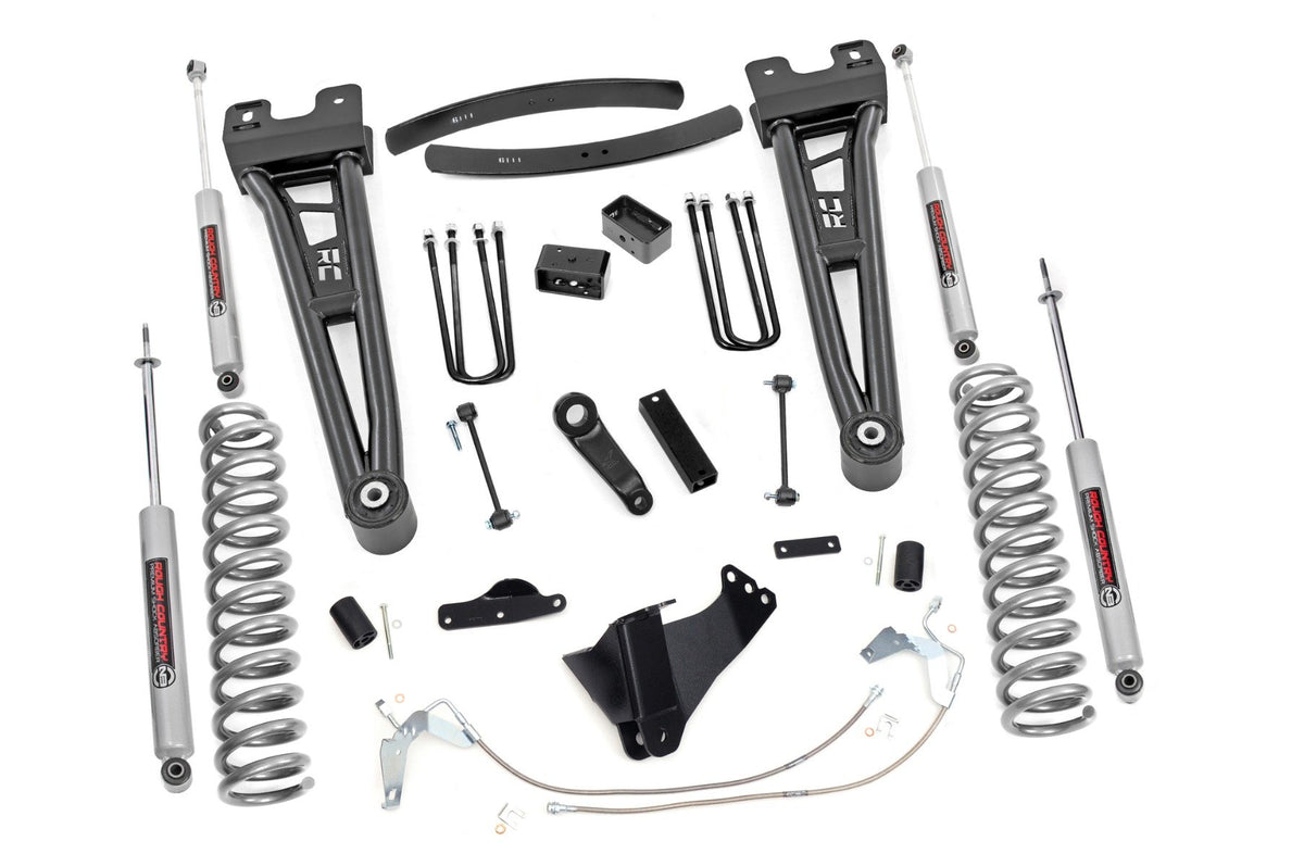 08-10 Ford F-250/F-350 Super Duty 4WD 6 Inch Lift Kit | Radius Arm - Rough Country