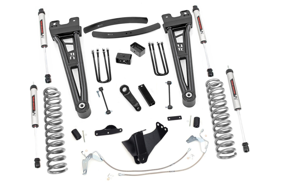 08-10 Ford F-250/F-350 Super Duty 4WD 6 Inch Lift Kit | Radius Arm - Rough Country