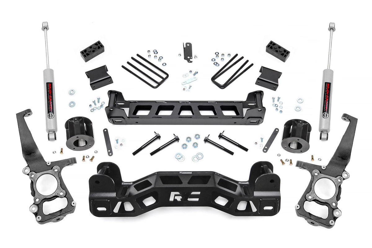 11-14 Ford F-150 2WD 4 Inch Lift Kit - Rough Country