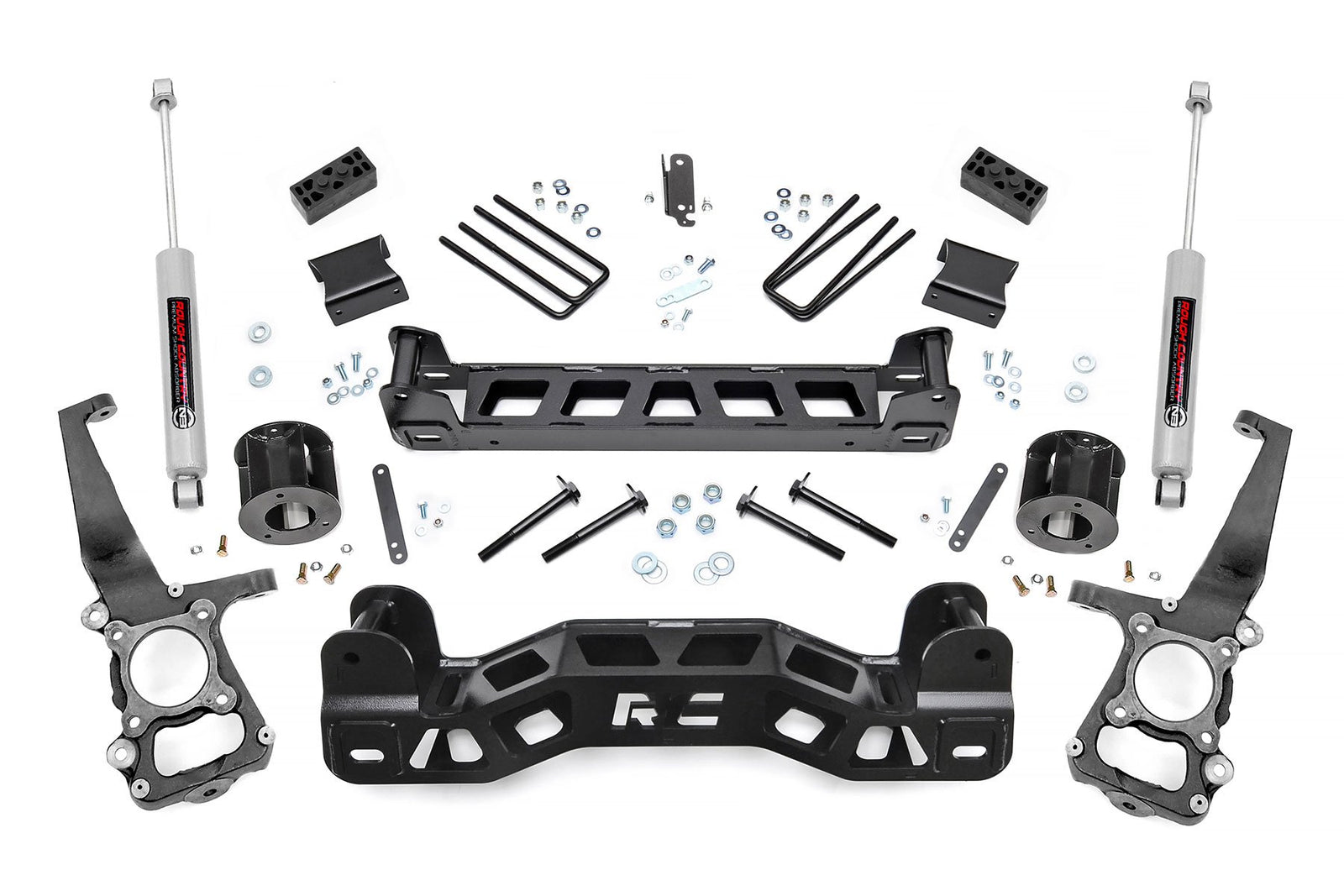 11-14 Ford F-150 2WD 4 Inch Lift Kit - Rough Country