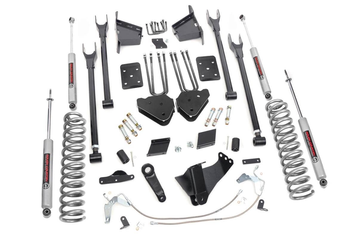 11-14 Ford F-250 Super Duty 4WD 6 Inch Lift Kit | 4 Link - Rough Country