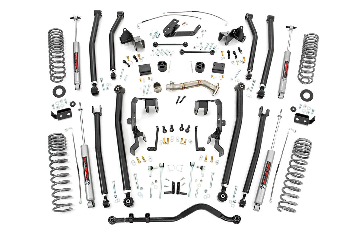 07-11 Jeep Wrangler Unlimited 2WD/4WD 4 Inch Lift Kit | Long Arm - Rough Country