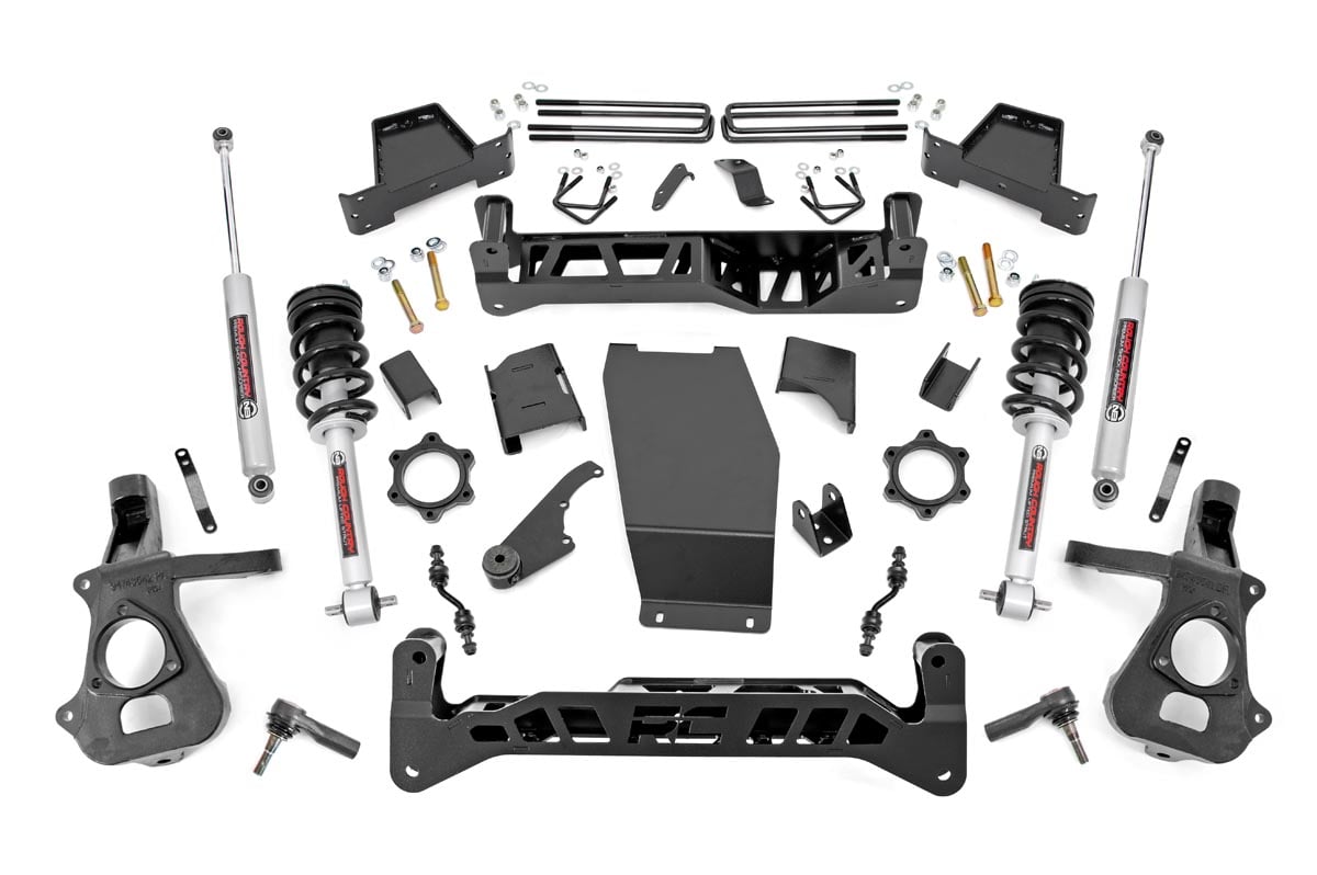 14-18 & Classic Chevy/GMC 1500 4WD 7 Inch Lift Kit - Rough Country