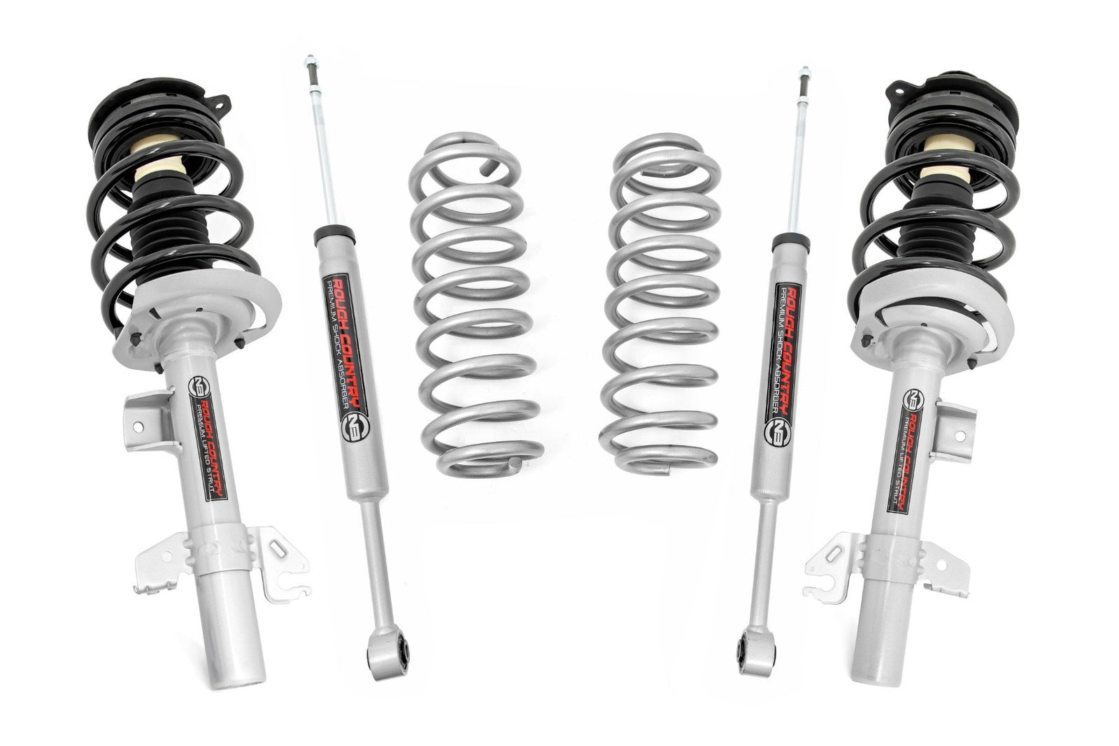 14-23 Jeep Cherokee KL 4WD 2 Inch Lift Strut Kit - Rough Country