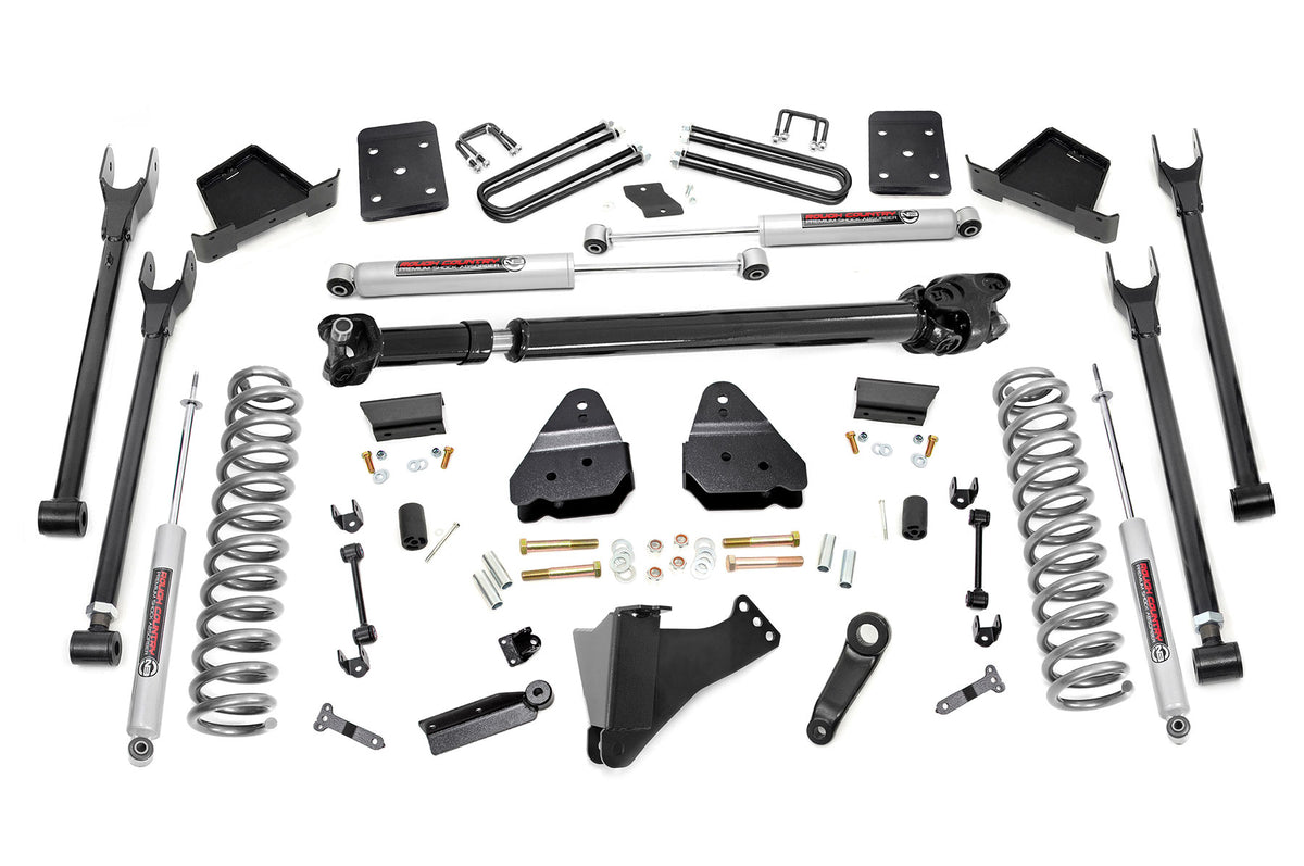 17-22 Ford F-250/F-350 Super Duty 4WD Diesel 6 Inch Lift Kit | 4 Link - Rough Country