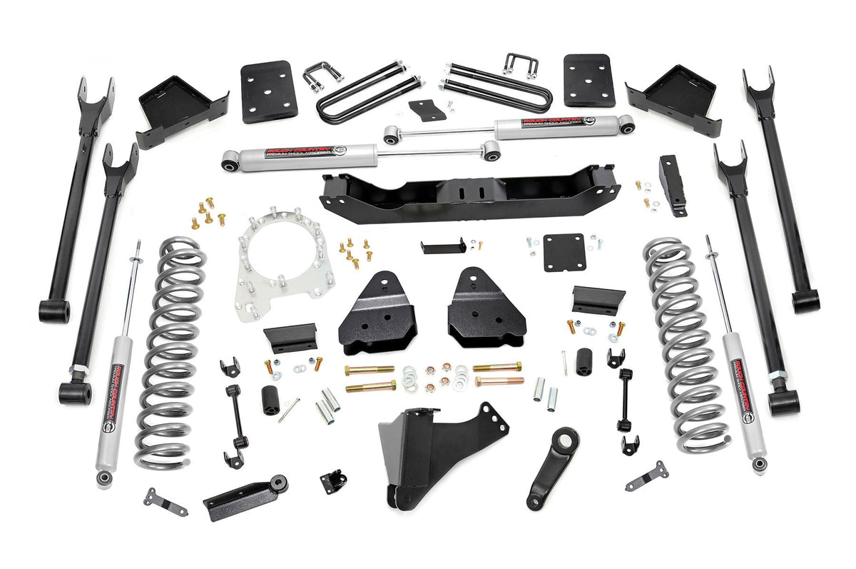 17-22 Ford F-250/F-350 Super Duty 4WD Diesel 6 Inch Lift Kit | 4 Link - Rough Country