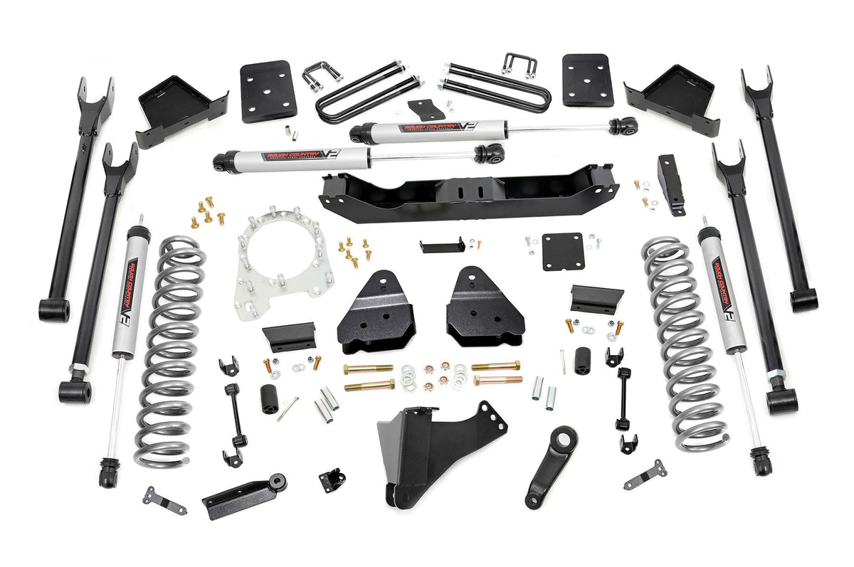 17-22 Ford F-250/F-350 Super Duty 4WD Diesel 6 Inch Lift Kit | 4 Link - Rough Country