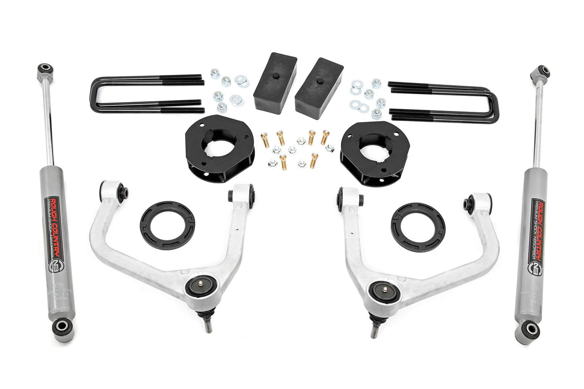 19-25 GMC Sierra 1500 2WD/4WD 3.5 Inch Lift Kit - Rough Country