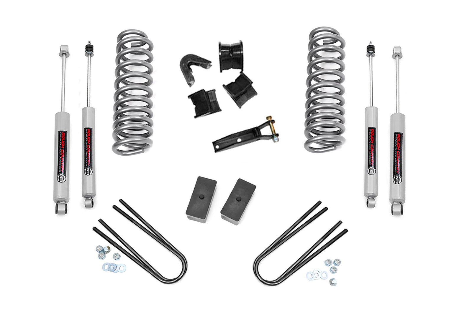 77-79 Ford F-100/F-150 4WD 4 Inch Lift Kit | Rear Blocks - Rough Country