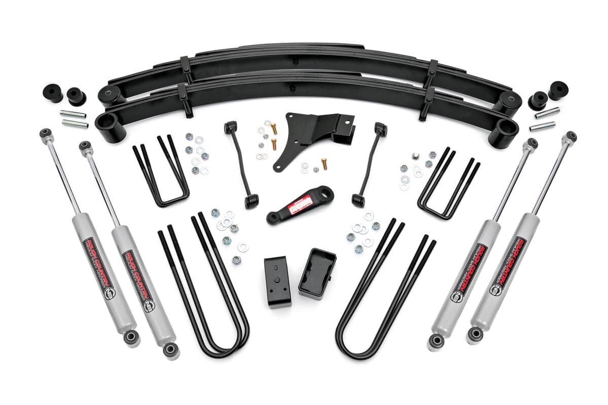 99 Ford F-250/F-350 Super Duty 4WD 4 Inch Lift Kit | Rear Blocks - Rough Country