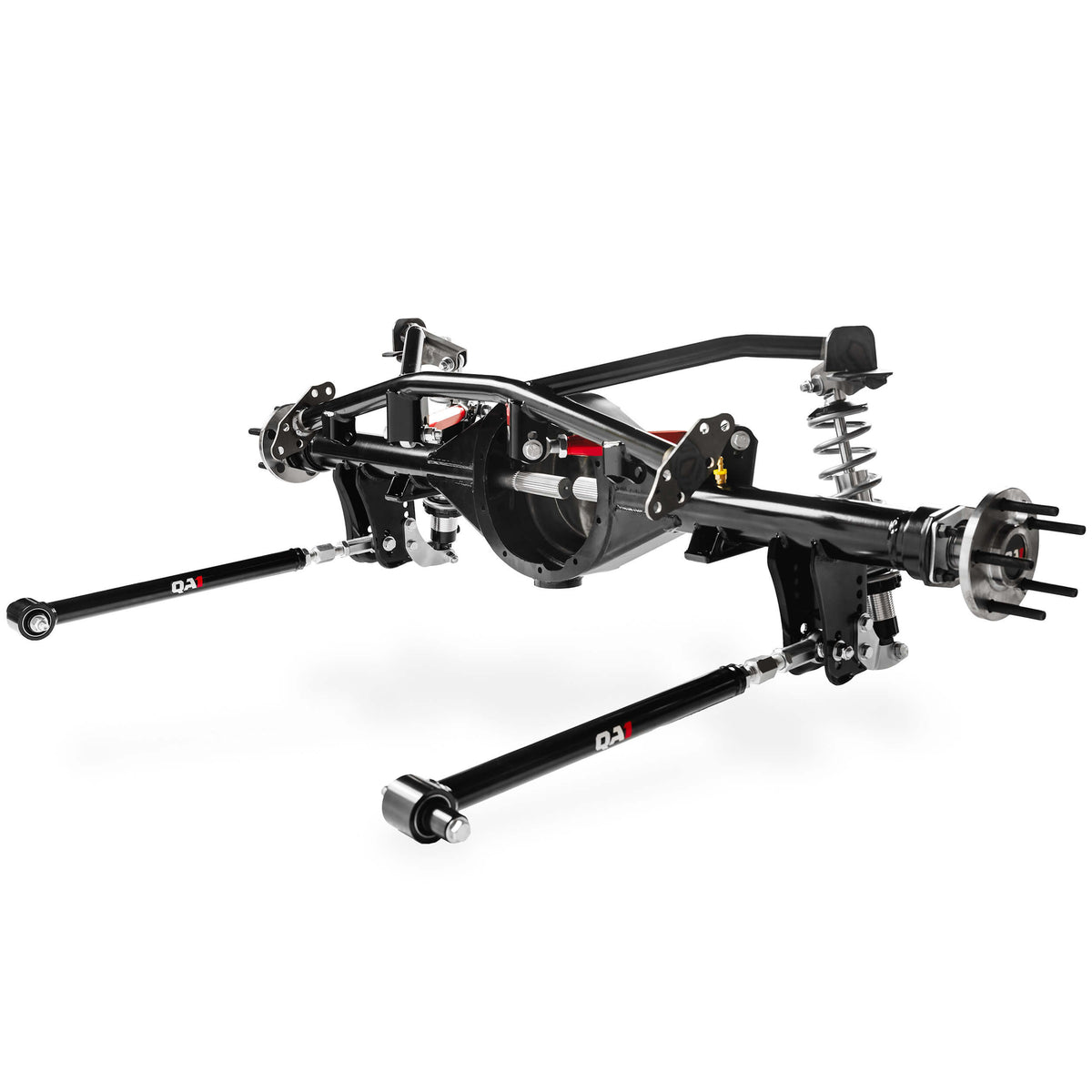QA1 Four Link and Axle | 1968 Chevrolet Chevy II - Double Adjustable, 170 lb/in Spring, Narrowed 9" Housing