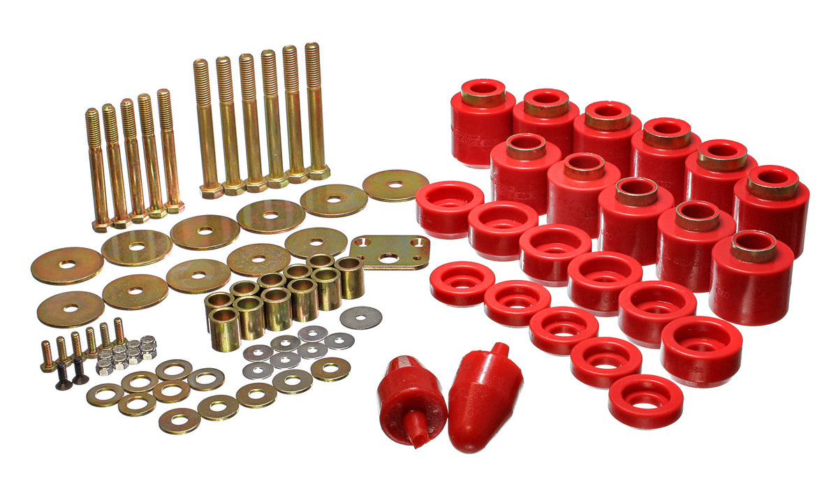97-06 Jeep Wrangler Energy Suspension 1 in. Body Lift Body Mount Set