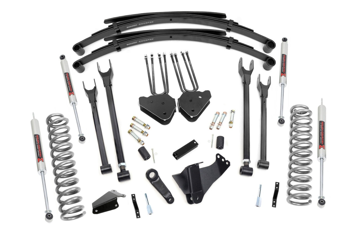05-07 Ford F-250/F-350 Super Duty 4WD 8 Inch Lift Kit | 4 Link | RR Springs - Rough Country