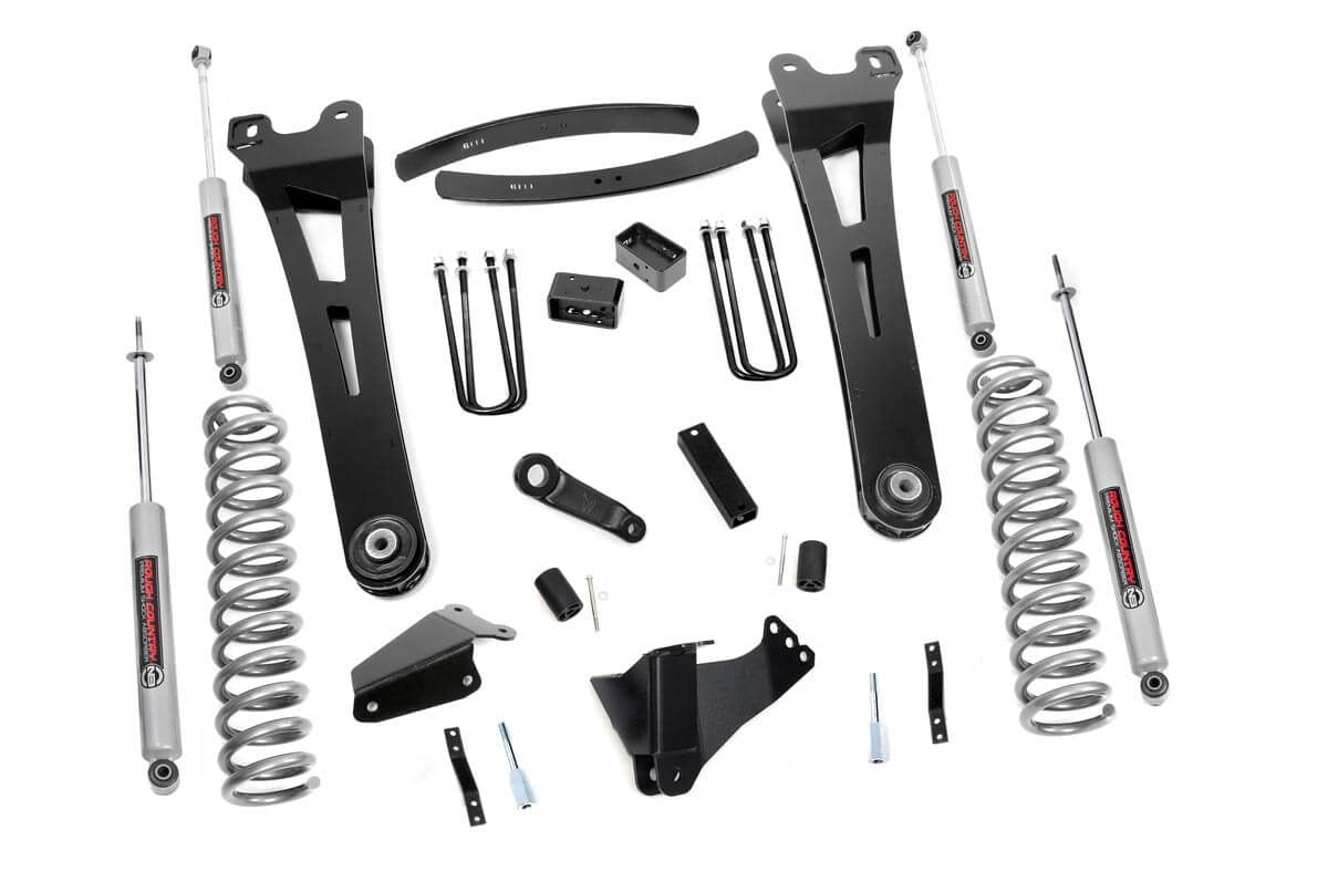 05-07 Ford F-250/F-350 Super Duty 4WD 6 Inch Lift Kit | Radius Arm - Rough Country